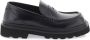 Dolce & Gabbana Loafers van geborsteld leer met logo binnenzool Black Heren - Thumbnail 6