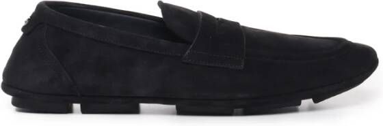 Dolce & Gabbana Klassieke Leren Loafer Schoenen Black Heren