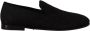 Dolce & Gabbana Elegante zwarte fluwelen loafers voor heren Black Heren - Thumbnail 9