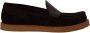 Dolce & Gabbana Bruine Suède Leren Instappers Mocassin Schoenen Brown Heren - Thumbnail 9