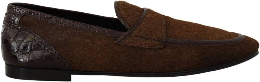 Dolce & Gabbana Loafers Brown Heren