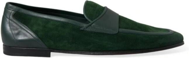 Dolce & Gabbana Loafers Green Heren