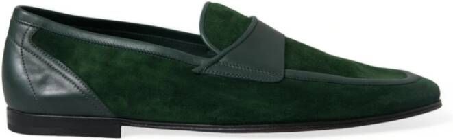 Dolce & Gabbana Loafers Green Heren