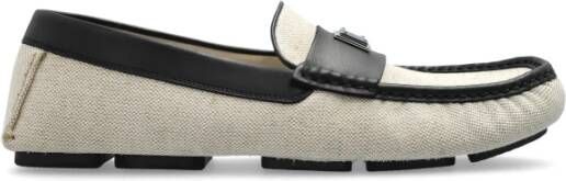 Dolce & Gabbana Loafers met een applicatie met een gegraveerd logo