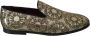 Dolce & Gabbana Nieuwe Heren Loafers Slides Dress Schoenen Yellow Heren - Thumbnail 2