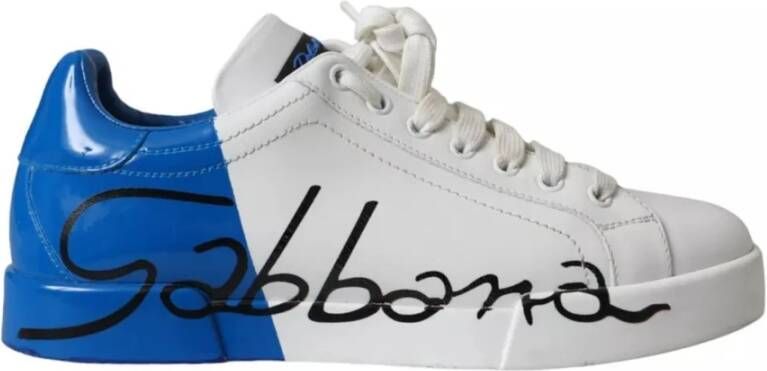 Dolce & Gabbana Casual Leren Lage Sneakers White Heren - Foto 2
