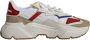 Dolce & Gabbana Logo Detail Leren Sneakers Multicolor Heren - Thumbnail 1