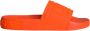 Dolce & Gabbana Logo Detail Rubber Slides Sandalen Orange Dames - Thumbnail 1
