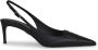 Dolce & Gabbana Zijden slingback pumps met strikdetail Black Dames - Thumbnail 8