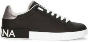 Dolce & Gabbana Logo-Patch Lage Sneakers Zwart Heren