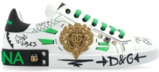 Dolce & Gabbana Logo-Patch Sneaker Multicolor Heren