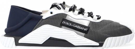 Dolce & Gabbana Mesh Contrast Logo Sneakers Multicolor