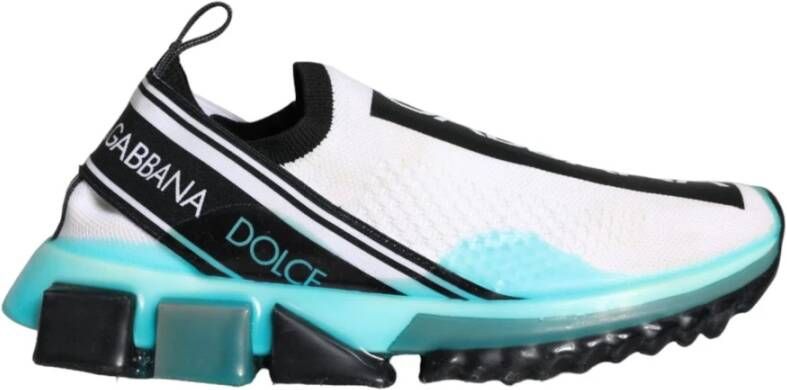 Dolce & Gabbana Logo Print Slip On Sneakers