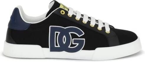 Dolce & Gabbana Logoed Leren Sneakers Urban Stijl