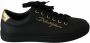 Dolce & Gabbana Klassieke Zwarte Gouden Leren Sneakers Schoenen Black Dames - Thumbnail 6