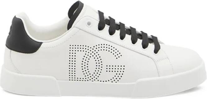 Dolce & Gabbana Low-Top Sneakers Bianco Nero