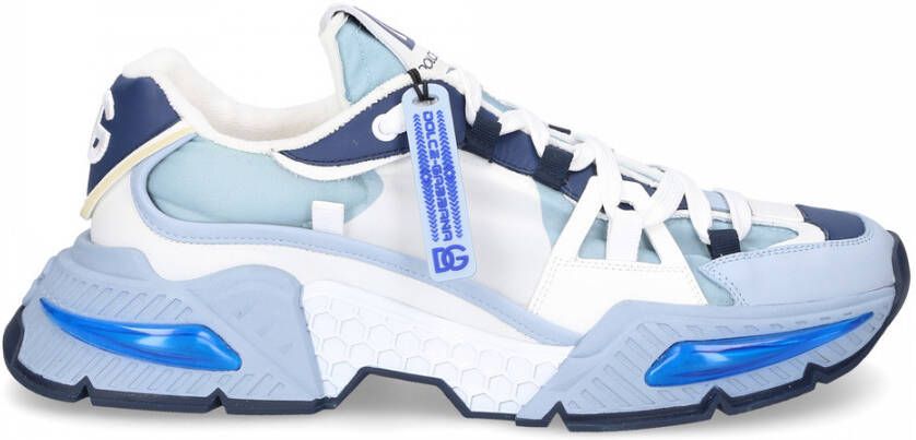 Dolce & Gabbana Air Master Sneakers Wit Blauw Marine Blue Heren - Foto 1