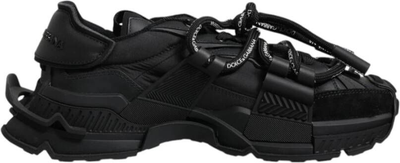 Dolce & Gabbana Space sneaker met kalfsleren en suède details