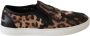 Dolce & Gabbana Luipaardprint Loafers voor Elegant Comfort Multicolor Dames - Thumbnail 1
