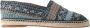 Dolce & Gabbana Blauw Grijs Leren Buffalo Espadrille Schoenen Multicolor - Thumbnail 1