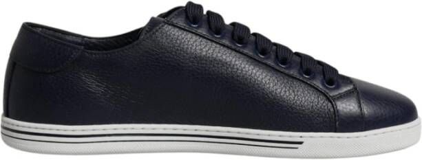 Dolce & Gabbana Luxe Lage Top Leren Sneakers