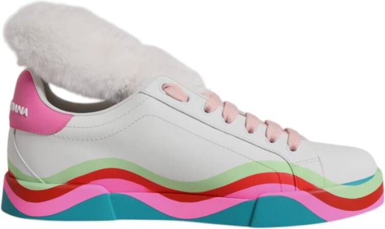 Dolce & Gabbana Luxe Leren Sneakers