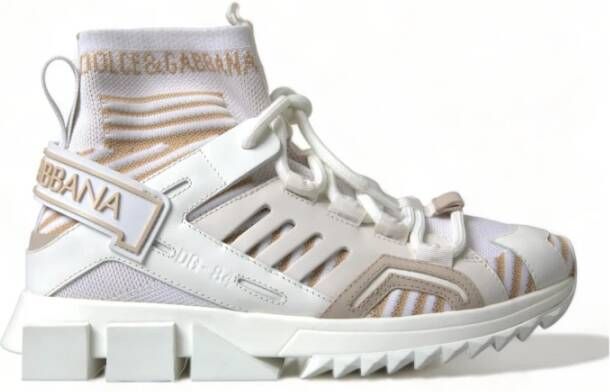 Dolce & Gabbana Luxe Slip-On Sorrento Sneakers White Dames