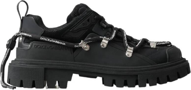 Dolce & Gabbana Luxe Trekking-geïnspireerde Sneaker Boots Black Heren