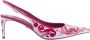 Dolce & Gabbana Slingback met hak in Maiolica Print Multicolor Dames - Thumbnail 1