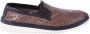 Dolce & Gabbana Mannen Gevlochten Leren Platte Schoenen Brown Heren - Thumbnail 1