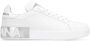 Dolce & Gabbana Metallic Leren Lage Sneakers White Dames - Thumbnail 1