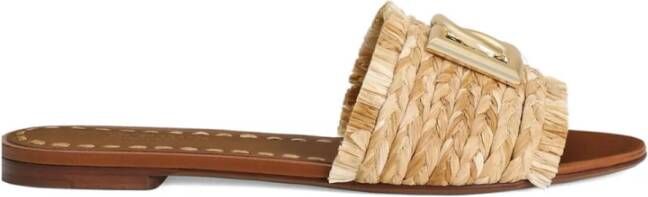 Dolce & Gabbana Mode Slides Sandalen Zwart