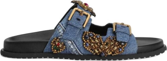 Dolce & Gabbana Mode Slides Sandalen Zwart
