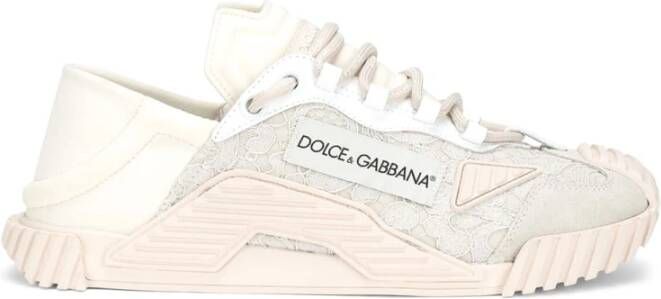Dolce&Gabbana Sneakers Mixed-Materials N21 Slip-On Sneakers in beige - Foto 7