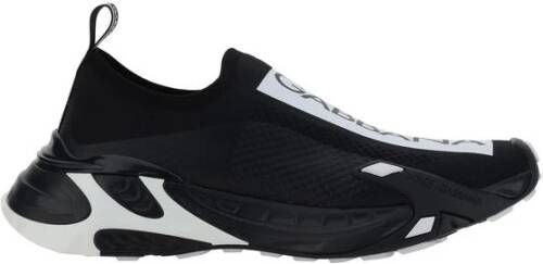 Dolce & Gabbana Monochrome Slip-On Mesh Sneakers Black Heren