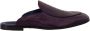 Dolce & Gabbana Paarse exotische leren platte schoenen Purple - Thumbnail 1