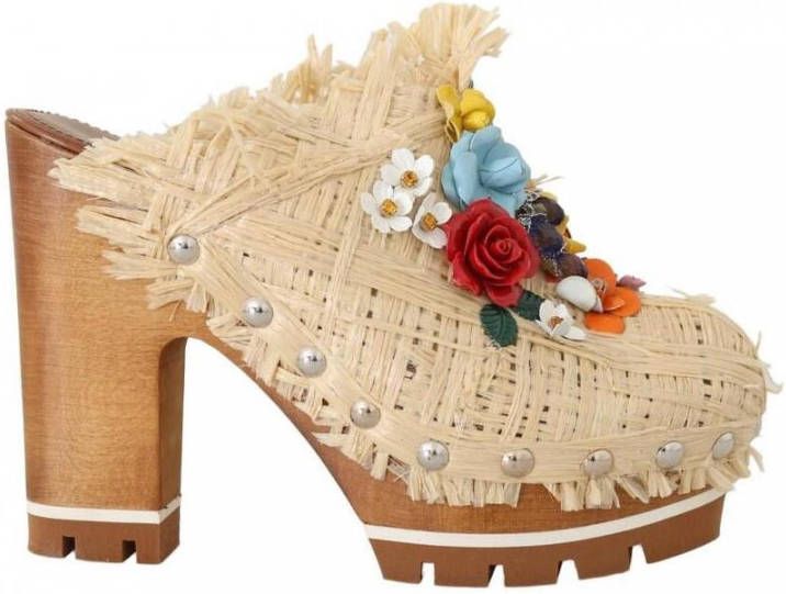 Dolce & Gabbana Mules Floral Slides