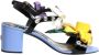 Dolce & Gabbana Multicolor Bloe Kristal Keira Sandalen - Thumbnail 1