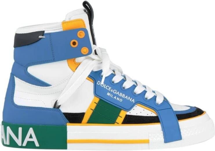 Dolce & Gabbana Multicolor Kwastje Hoge Top Sneakers