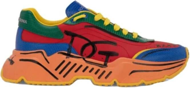 Dolce & Gabbana Multicolor Lage Sneakers Daymaster Stijl