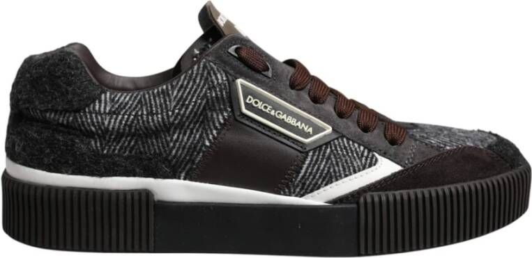 Dolce & Gabbana Multicolor lage sneakers met rubberen zool