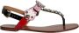 Dolce & Gabbana Multicolor Leren Slippers met Gesp Multicolor Dames - Thumbnail 1