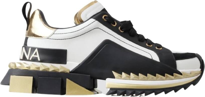 Dolce & Gabbana Multicolor Leren Super King Sneakers