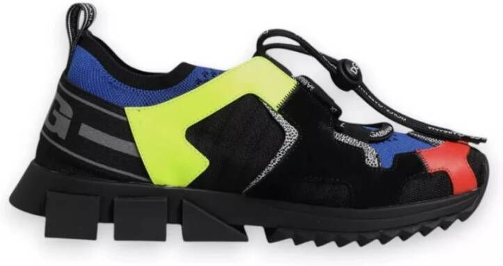 Dolce & Gabbana Multicolor Mesh Sorrento Trekking Sneakers