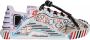 Dolce & Gabbana Kleurrijke lage sneakers met rubberen zool Multicolor Dames - Thumbnail 1