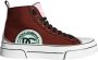 Dolce & Gabbana Multicolor Patchwork High Top Sneakers Multicolor Heren - Thumbnail 1