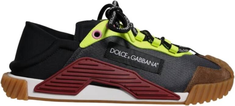 Dolce & Gabbana Multicolor Slip-On Sneakers