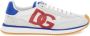 Dolce & Gabbana Multicolor Sneakers Puntige Neus Vetersluiting DG Logo Multicolor Dames - Thumbnail 1