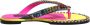 Dolce & Gabbana Multicolor Strass Platte Sandalen - Thumbnail 1