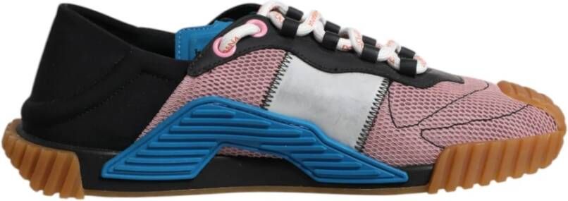 Dolce & Gabbana Multicolor Veterschoenen met Lage Top
